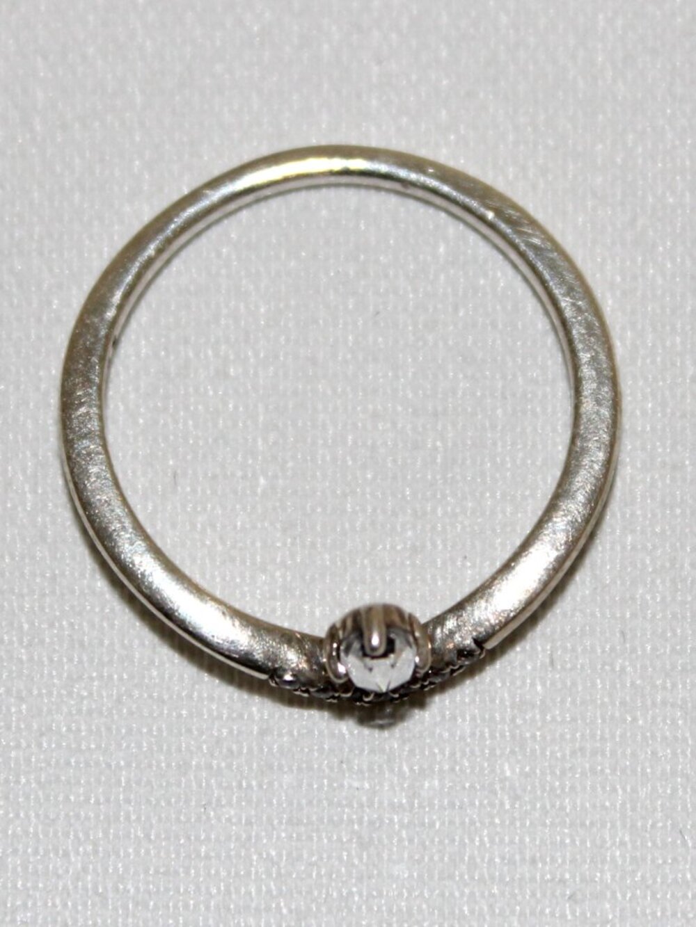 Pandora Sterling Silver Classic Wishbone Ring Size 8.5 - Picture 6 of 7